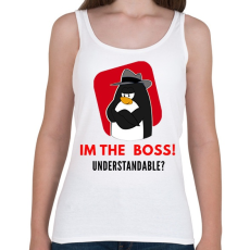 PRINTFASHION im the boss - Női atléta - Fehér