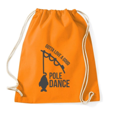 PRINTFASHION Imádom, ahogy ficánkol  - Sportzsák, Tornazsák - Narancssárga tornazsák