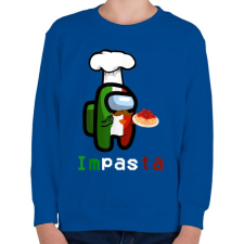 PRINTFASHION Impasta - Among Us - Gyerek pulóver - Királykék gyerek pulóver, kardigán