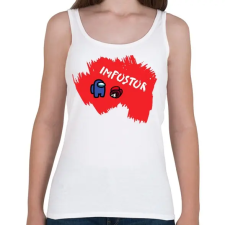 PRINTFASHION Impostor - Among us - Női atléta - Fehér női trikó