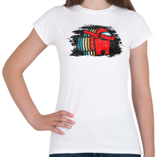PRINTFASHION Impostor Dab - Among us - Női póló - Fehér női póló