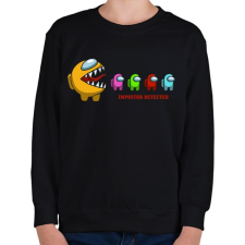 PRINTFASHION Impostor megtalálva - Gyerek pulóver - Fekete gyerek pulóver, kardigán