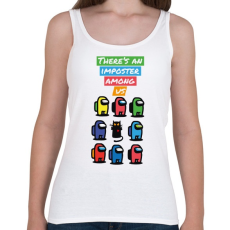 PRINTFASHION Impostor - there is an impostor - Női atléta - Fehér