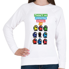 PRINTFASHION Impostor - there is an impostor - Női pulóver - Fehér női pulóver, kardigán