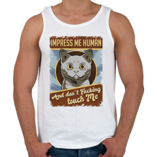 PRINTFASHION impress me - Férfi atléta - Fehér