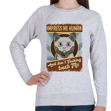 PRINTFASHION impress me - Női pulóver - Sport szürke női pulóver, kardigán