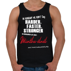 PRINTFASHION In Hungary we don't say - Férfi atléta - Fekete