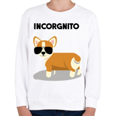 PRINTFASHION Incorgito - Gyerek pulóver - Fehér