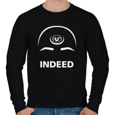 PRINTFASHION Indeed - Csillagkapu - Fehér - Férfi pulóver - Fekete férfi pulóver, kardigán