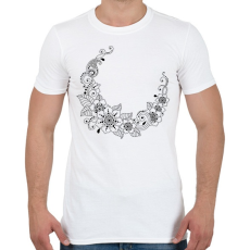 PRINTFASHION Indiai nyakék2 - Férfi póló - Fehér