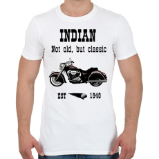 PRINTFASHION INDIAN MOTORCYCLE - Férfi póló - Fehér