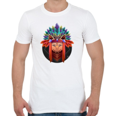 PRINTFASHION Indián róka - Férfi póló - Fehér