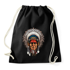 PRINTFASHION Indián  - Sportzsák, Tornazsák - Fekete tornazsák