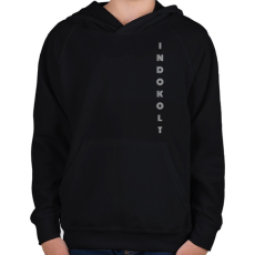 PRINTFASHION INDOKOLT - Gyerek kapucnis pulóver - Fekete