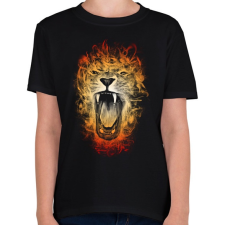 PRINTFASHION Inferno - Gyerek póló - Fekete gyerek póló