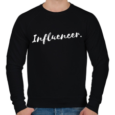 PRINTFASHION Influencer - Férfi pulóver - Fekete férfi pulóver, kardigán
