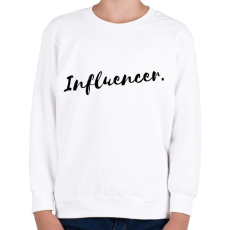 PRINTFASHION Influencer - Gyerek pulóver - Fehér