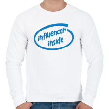 PRINTFASHION Influencer inside - Férfi pulóver - Fehér férfi pulóver, kardigán