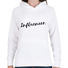 PRINTFASHION Influencer - Női kapucnis pulóver - Fehér