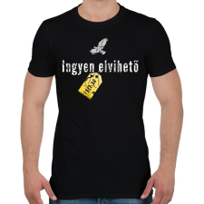 PRINTFASHION ingyen elvihető - Férfi póló - Fekete férfi póló