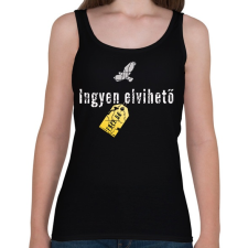 PRINTFASHION ingyen elvihető - Női atléta - Fekete női trikó