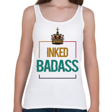 PRINTFASHION Inked Badass - Női atléta - Fehér