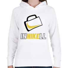 PRINTFASHION InNIKEll - Női kapucnis pulóver - Fehér