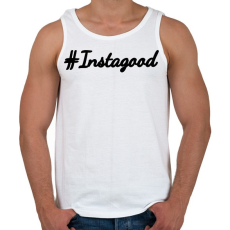 PRINTFASHION #Instagood - Férfi atléta - Fehér