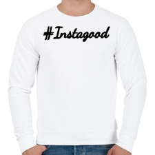 PRINTFASHION #Instagood - Férfi pulóver - Fehér férfi pulóver, kardigán