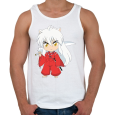 PRINTFASHION Inuyasha kid - Férfi atléta - Fehér