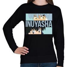 PRINTFASHION Inuyasha - Szemek - Női pulóver - Fekete női pulóver, kardigán