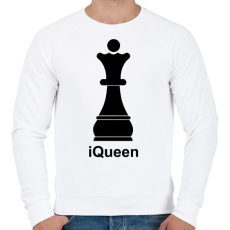 PRINTFASHION iQueen - Férfi pulóver - Fehér
