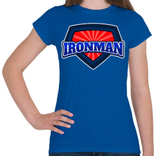 PRINTFASHION IRONMAN - Női póló - Királykék női póló