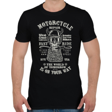 PRINTFASHION is on your way - Férfi póló - Fekete