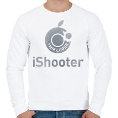 PRINTFASHION iShooter - Férfi pulóver - Fehér