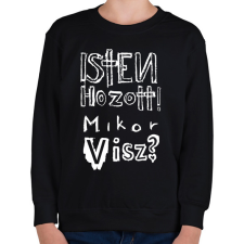 PRINTFASHION isten hozott_w - Gyerek pulóver - Fekete gyerek pulóver, kardigán