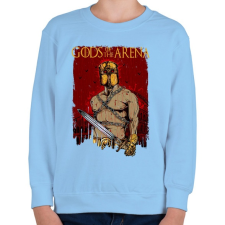 PRINTFASHION Istenek az arénában - Gyerek pulóver - Világoskék gyerek pulóver, kardigán