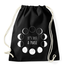 PRINTFASHION It's just a phase - Sportzsák, Tornazsák - Fekete tornazsák