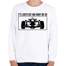 PRINTFASHION It's lights out - Gyerek pulóver - Fehér