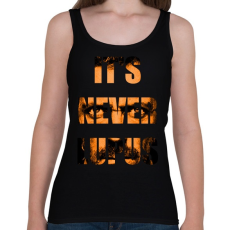 PRINTFASHION IT'S NEVER LUPUS - Női atléta - Fekete