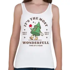 PRINTFASHION It's the most wonderfull - Női atléta - Fehér női trikó