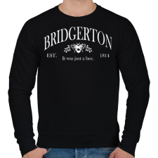 PRINTFASHION It was just a bee - Férfi pulóver - Fekete férfi pulóver, kardigán