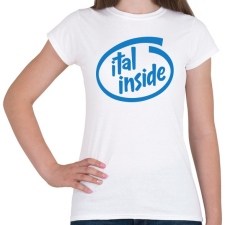 PRINTFASHION Ital Inside - Női póló - Fehér női póló
