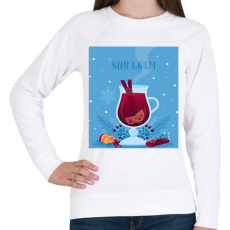 PRINTFASHION Ital - Női pulóver - Fehér