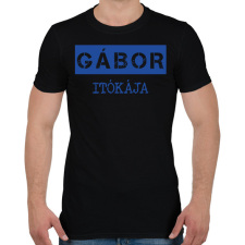 PRINTFASHION Itókája - névvel (bögre) - Férfi póló - Fekete férfi póló