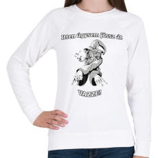 PRINTFASHION Itt úgysem jössz át - Gandalf - Gyűrűk ura - Női pulóver - Fehér