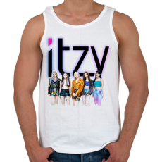 PRINTFASHION ITZY - Férfi atléta - Fehér