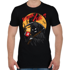 PRINTFASHION Ivás/halál ? - Férfi póló - Fekete férfi póló