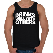 PRINTFASHION Ivászat - Férfi atléta - Fekete atléta, trikó