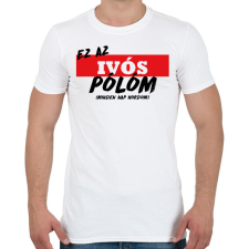 PRINTFASHION Ivós póló - Férfi póló - Fehér férfi póló